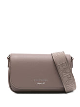 Emporio Armani Deer Print Mini Crossbody Bag Dove Grey