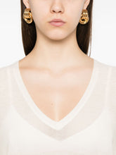 Fabiana Filippi V-Neck Wool Sweater White