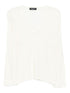 Fabiana Filippi V-Neck Wool Sweater White