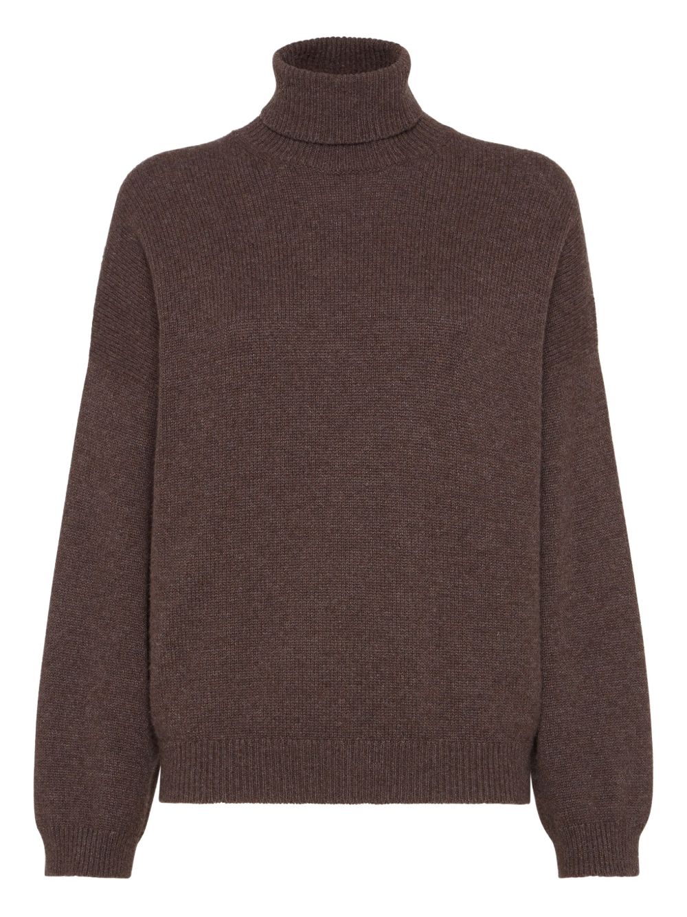 Brunello Cucinelli Cashmere Turtleneck Sweater Brown Brown