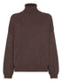 Brunello Cucinelli Cashmere Turtleneck Sweater Brown Brown