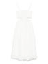 Zimmermann Rhiannon Linen Midi Dress in Ivory