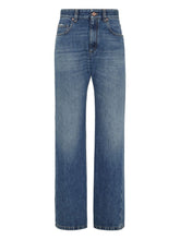 Brunello Cucinelli High-Waisted Blue Denim Jeans Blue