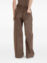 Brunello Cucinelli Wide-Leg Cotton Trousers Brown Brown