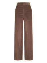 Brunello Cucinelli Wide-Leg Cotton Trousers Brown Brown