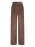 Brunello Cucinelli Wide-Leg Cotton Trousers Brown Brown