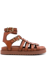 Zimmermann Silk and Nylon Brown Sandals brown