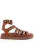 Zimmermann Silk and Nylon Brown Sandals brown