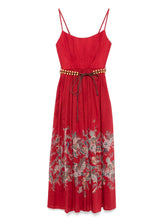 Zimmermann Rhiannon Printed Midi Dress Red