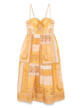 Zimmermann Lucky Corset Cotton Dress Beige