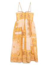 Zimmermann Lucky Corset Cotton Dress Beige