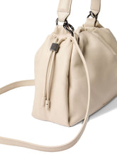 Brunello Cucinelli Mellow Small Soft Leather Bucket Bag Ivory