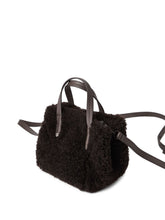 Brunello Cucinelli BC Duo Mini Shearling Shopper Bag Brown