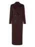 Brunello Cucinelli Double-Breasted Cashmere Coat Bordeaux Bordeaux
