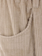 Brunello Cucinelli High-Waisted Stretch Corduroy Trousers Beige