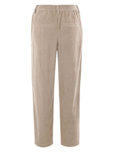 Brunello Cucinelli High-Waisted Stretch Corduroy Trousers Beige
