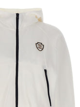 Brunello Cucinelli Cotton Zip Hoodie with Logo Patch White