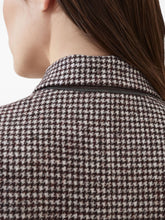 Brunello Cucinelli Wool-Alpaca Brown Belted Blazer with Notch Lapels Brown