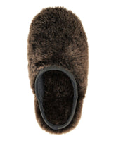 Brunello Cucinelli Shearling Monili Fur Slip-On Sandals Brown brown