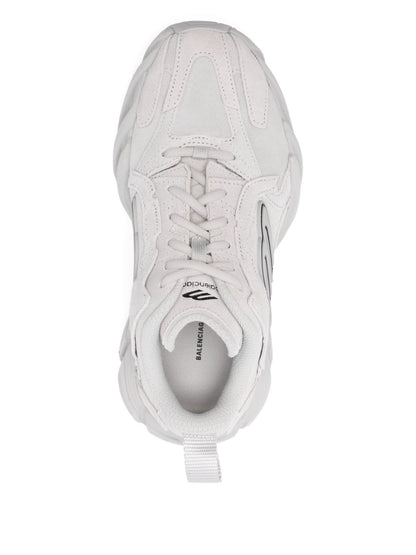 Balenciaga Monday Leather Sneakers White