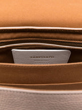 Zanellato Baby Postina Double-Clasp Studded Calf Leather Tote Bag Beige