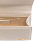 Jacquemus The Big Child Greige Leather Shoulder Bag with Flap Beige