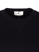 Elisabetta Franchi Silk-Blend Crewneck Sweater Black black