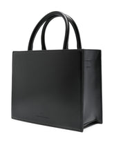 Elisabetta Franchi Small Black Silk and Nylon Tote Handbag Black