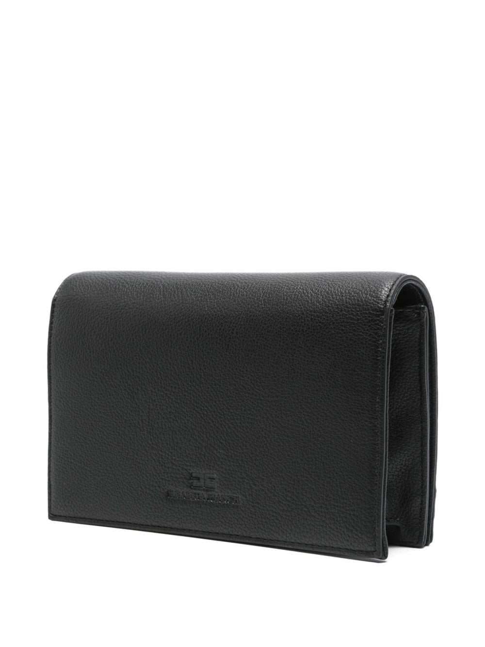Elisabetta Franchi Shoulder Bag with Groumette Chain Black