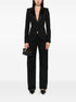 Elisabetta Franchi Single-Breasted Peak Lapel Jacket Black Black