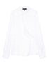 Emporio Armani Wrap-Front Button-Detail Long-Sleeve Blouse White