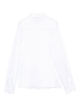 Emporio Armani Wrap-Front Button-Detail Long-Sleeve Blouse White
