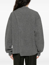 Jil Sander Ribbed Wool Crewneck Jumper Grey Grey