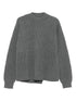 Jil Sander Ribbed Wool Crewneck Jumper Grey Grey
