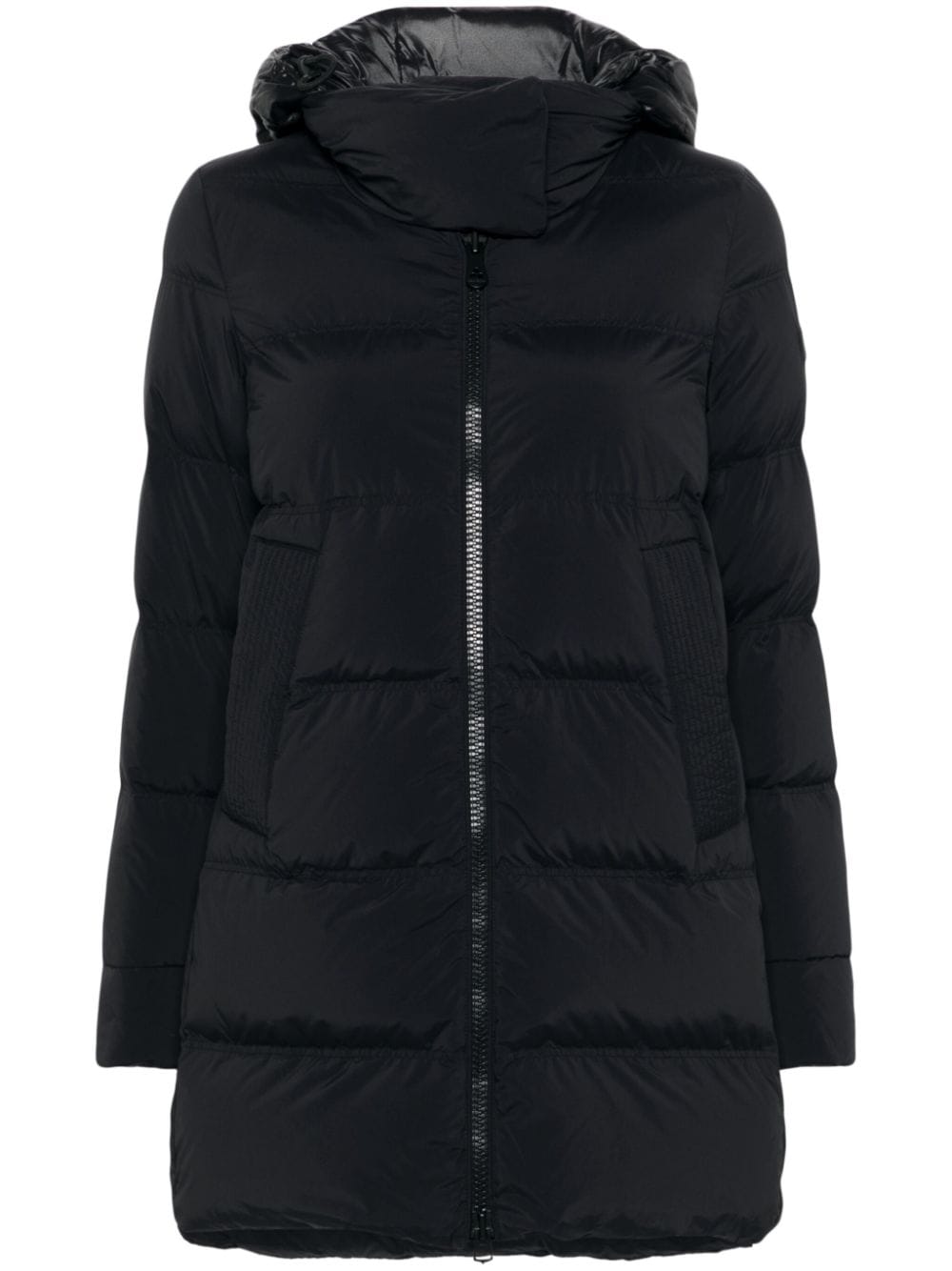 Peuterey Padded Water-Resistant Hooded Coat Black Black