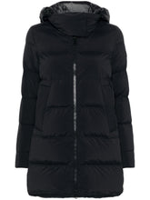 Peuterey Padded Water-Resistant Hooded Coat Black Black