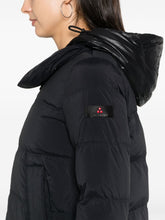 Peuterey Padded Water-Resistant Hooded Coat Black Black