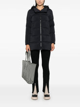 Peuterey Padded Water-Resistant Hooded Coat Black Black