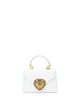 Dolce & Gabbana Medium Devotion leather handbag white