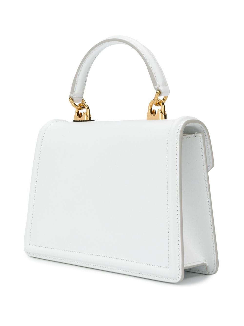 Dolce &amp; Gabbana Medium Devotion leather handbag white