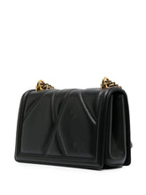 Dolce & Gabbana Medium Devotion Quilted Shoulder Bag Black
