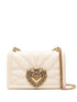 Dolce & Gabbana Devotion Medium Quilted Shoulder Bag Beige
