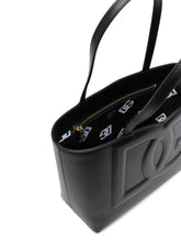 Dolce & Gabbana DG Logo Small Leather Shopping Bag Black