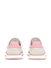 Dolce & Gabbana DG Cushion suede and leather sneakers pink
