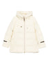 Herno Quilted Hooded Wool Down Jacket White White