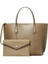 Tory Burch Perry Small Leather Tote Bag Light Brown