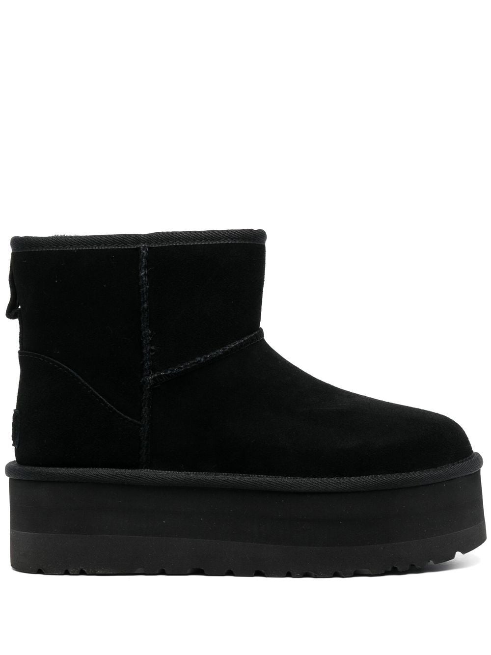 Ugg Australia Classic Mini Platform Suede Boots Black black