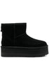 Ugg Australia Classic Mini Platform Suede Boots Black black