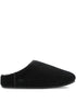 Ugg Australia Elea Sheepskin-Lined Suede Slide Sandals Black black
