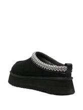 Ugg Australia Tazz II Black Leather and Textile Platform Sandals Black